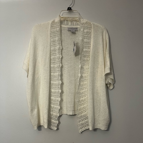 Sag Harbor Sweaters - Sag Harbor Women's Cream Sweater